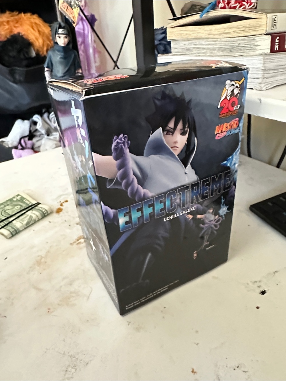 Naruto Uchiha Sasuke Effectreme Action Figure - Black & Purple